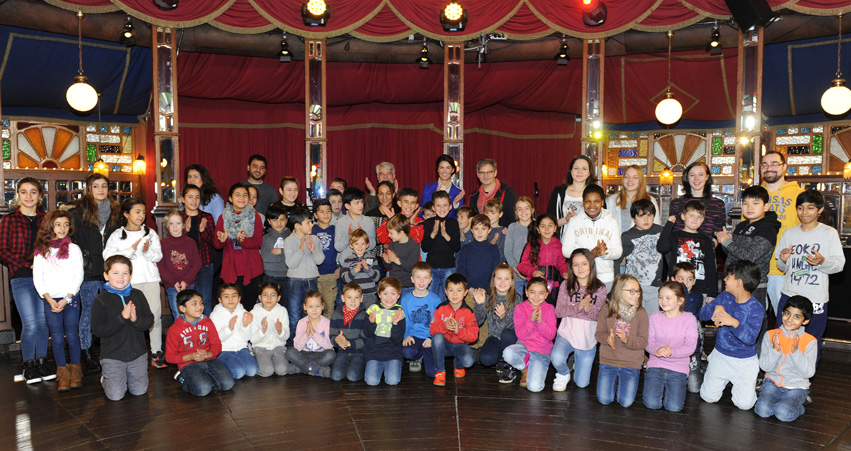 Abschlussfeier der Kinderreisen 2016 im Europa-Park in Rust.