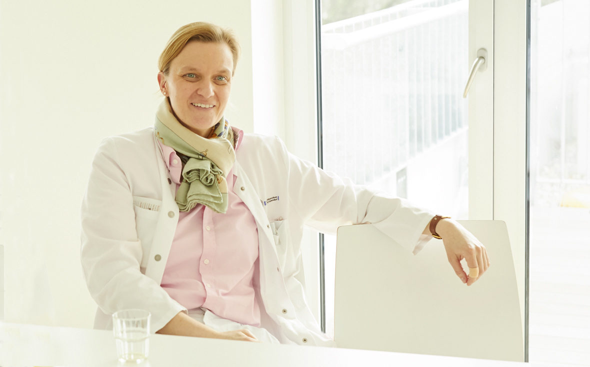 Dr. med. Annette Bley von der Leukodystrophie-Sprechstunde im Universitätsklinikum Hamburg-Eppendorf