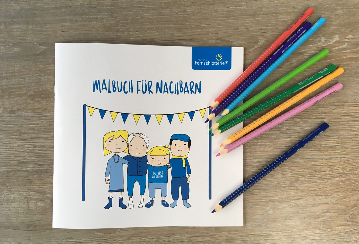 Malbuch für Nachbarn zum Tag der Nachbarn