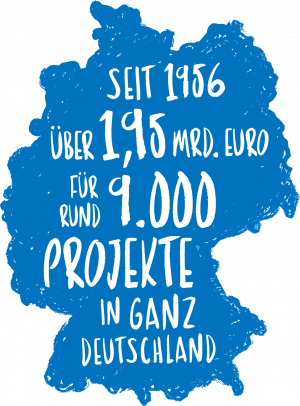 Jedes Los hilft soziale Projekte zu fördern.