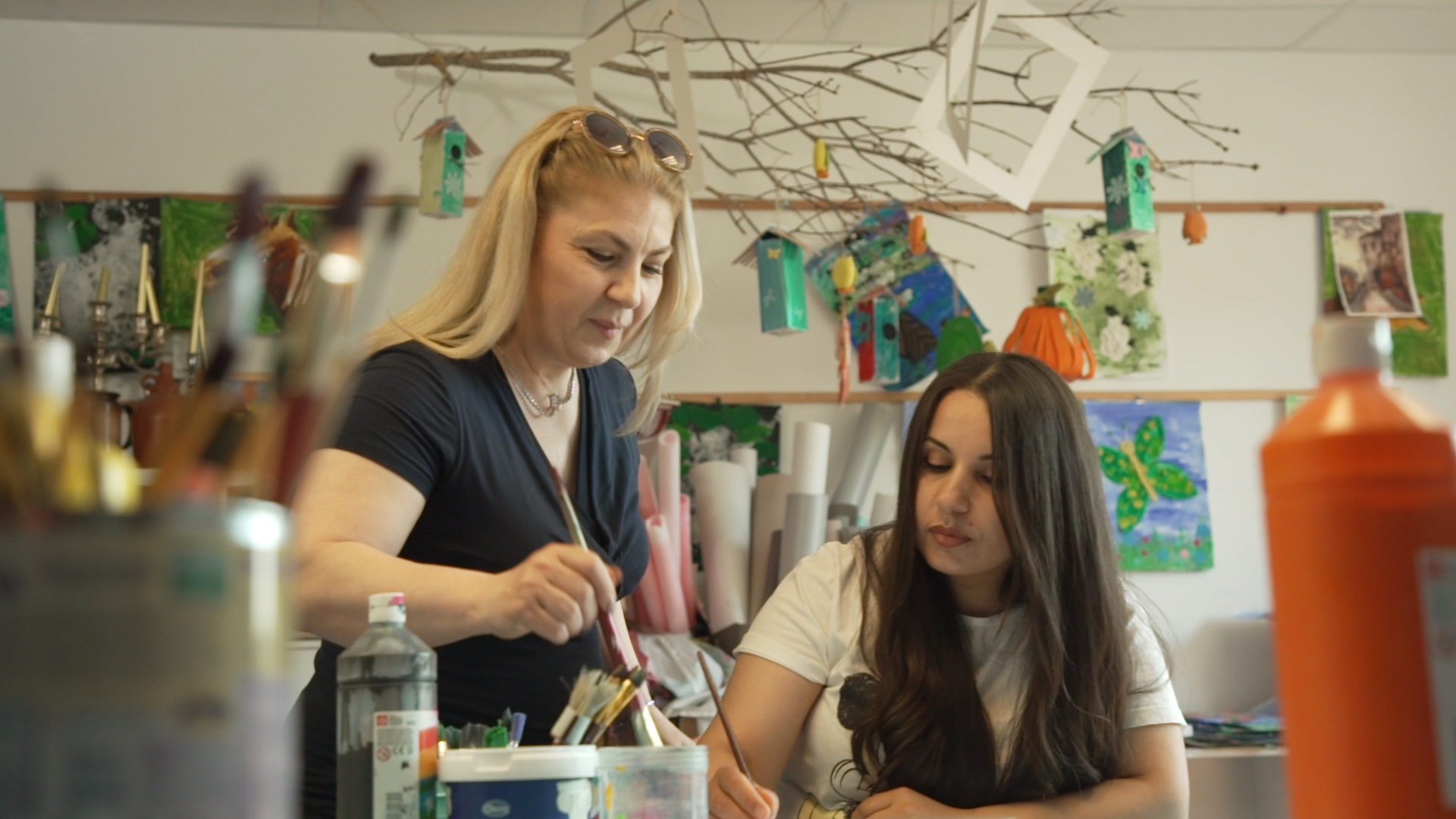 Das von uns geförderte Projekt hilft Frauen und Familien, am sozialen Leben teilzunehmen.