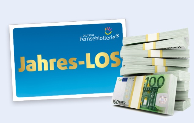 Mit dem Jahres-LOS bis zu 1 Mio. Euro gewinnen 